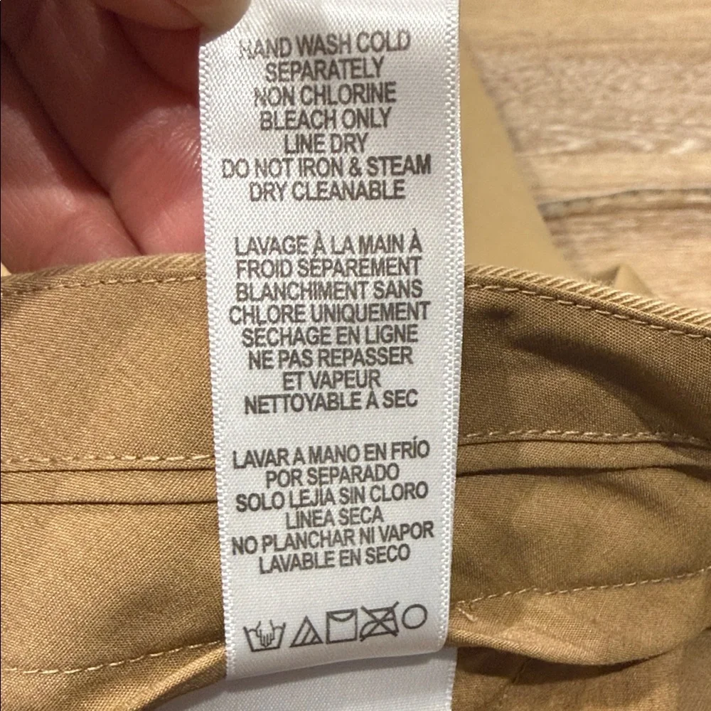 Good American Women’s Tan Chinos Flare Legs High-Rise khaki Size 20